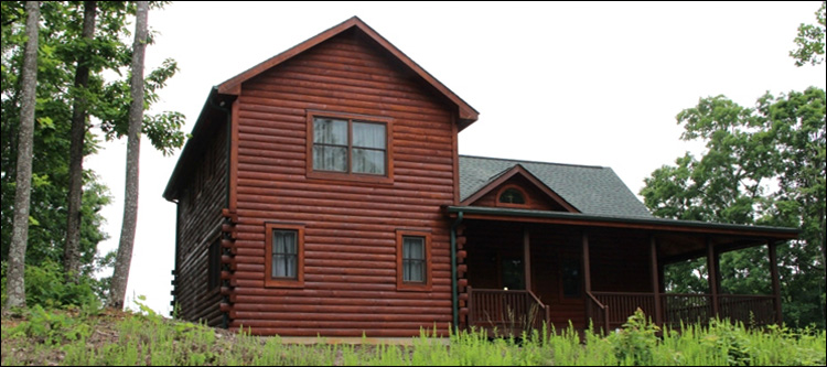 Professional Log Home Borate Application  Metcalfe County, Kentucky